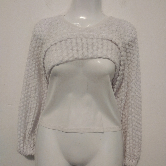 INC International Concept - Floral Textured Sheer Top - Picture 6 of 13